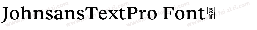 JohnsansTextPro Font字体转换